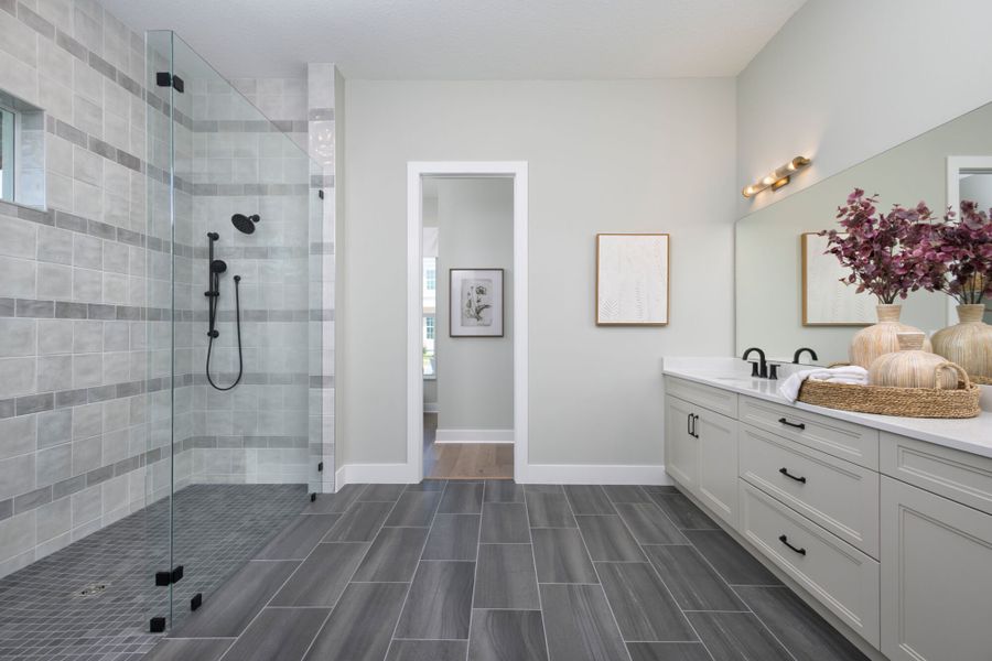 Representative furnished interior of a home built from the Montauk by Mattamy Homes in Newfield, Palm City (Image 13).