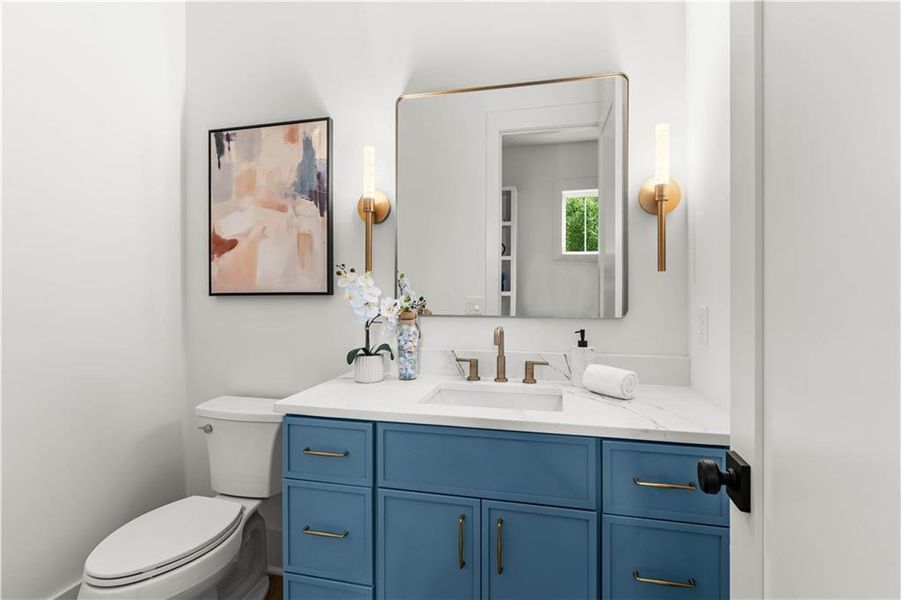 Furnished interior view inside a new home in , Atlanta (Image 33).