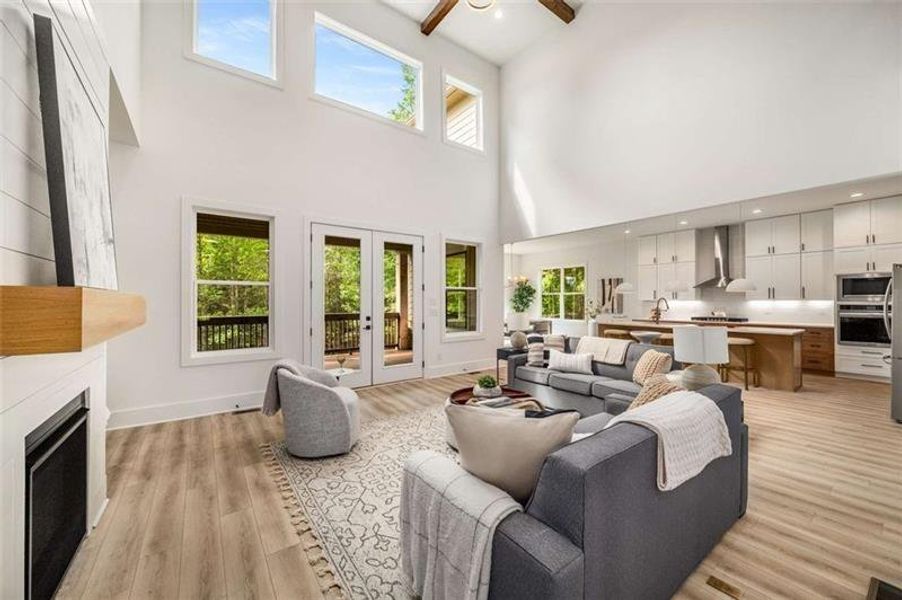 Furnished interior view inside a new home in , Jefferson (Image 10). Furnished interior view inside a new home in , Jefferson (Image 10).