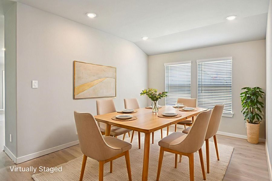 Furnished interior view inside a new home in Stewart's Ranch, Conroe (Image 11).
