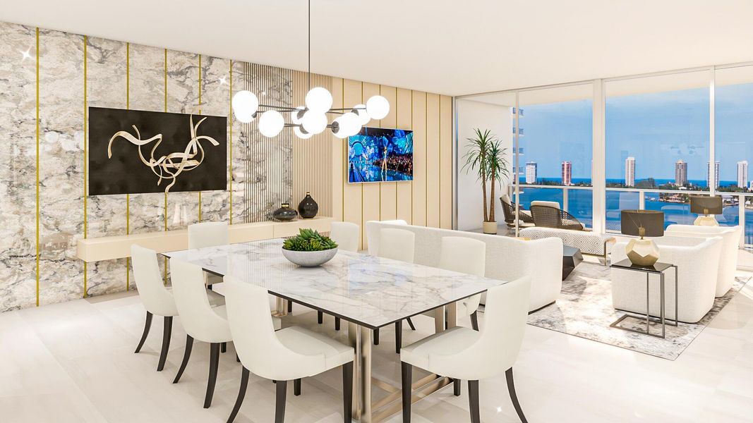 Furnished interior view inside a new home in , Lake Park (Image 5).