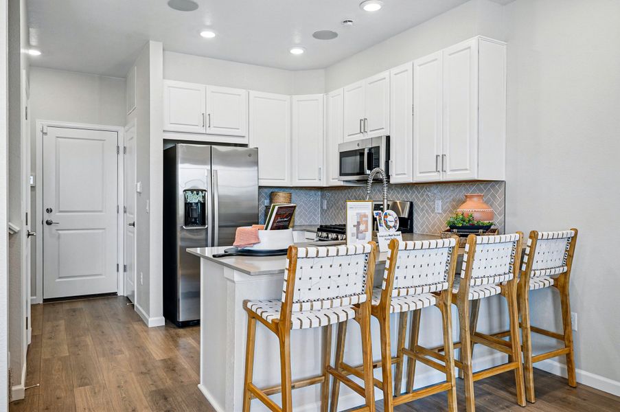 Representative furnished interior of a home built from the Backcountry by Taylor Morrison in Parterre Townhomes - The Westerly Collection, Thornton (Image 6).
