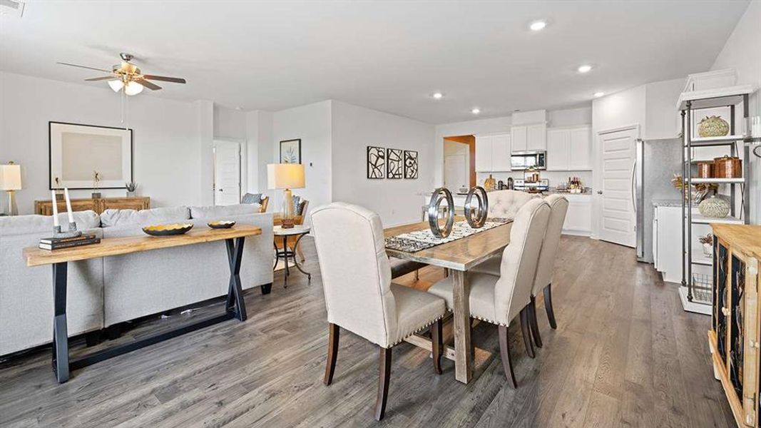 Furnished interior view inside a new home in The Preserve at Agricultural Village, Perry (Image 23). Furnished interior view inside a new home in The Preserve at Agricultural Village, Perry (Image 23).