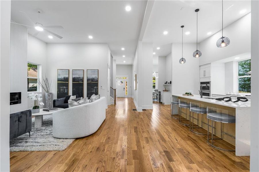 Furnished interior view inside a new home in , Atlanta (Image 17). Furnished interior view inside a new home in , Atlanta (Image 17).