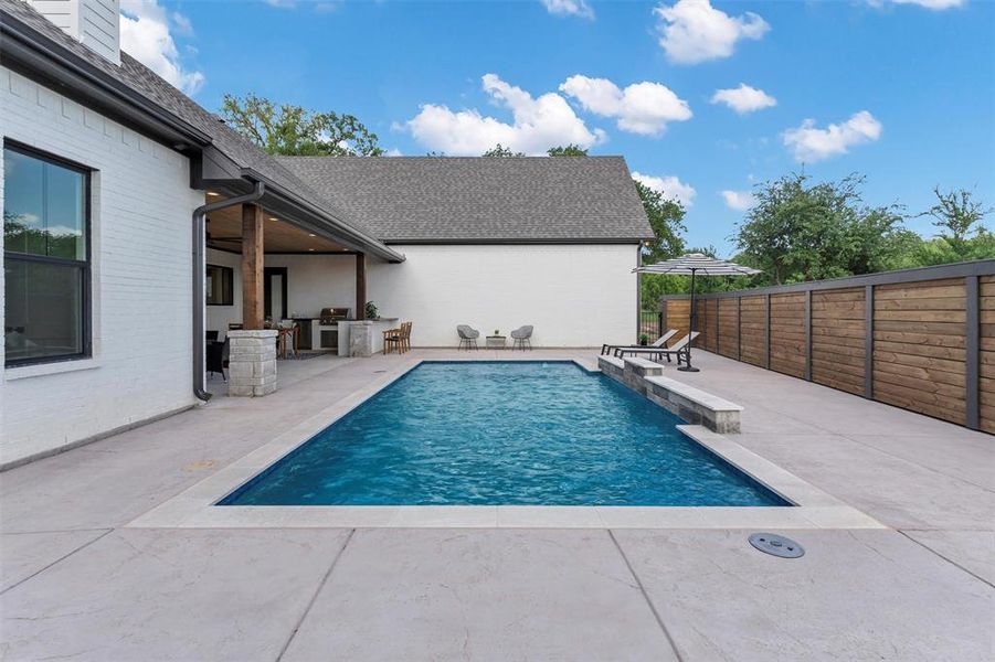 Front exterior of a new home in , Granbury, TX, highlighting curb appeal (Image 20).