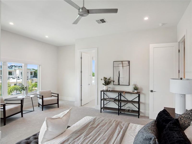 Furnished interior view inside a new home in Lake Sheen Sound, Orlando (Image 32).