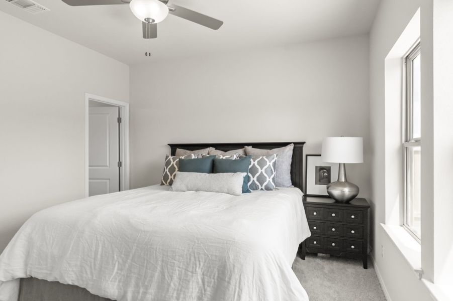 Furnished interior view inside a new home in Blanco Vista, San Marcos (Image 32).