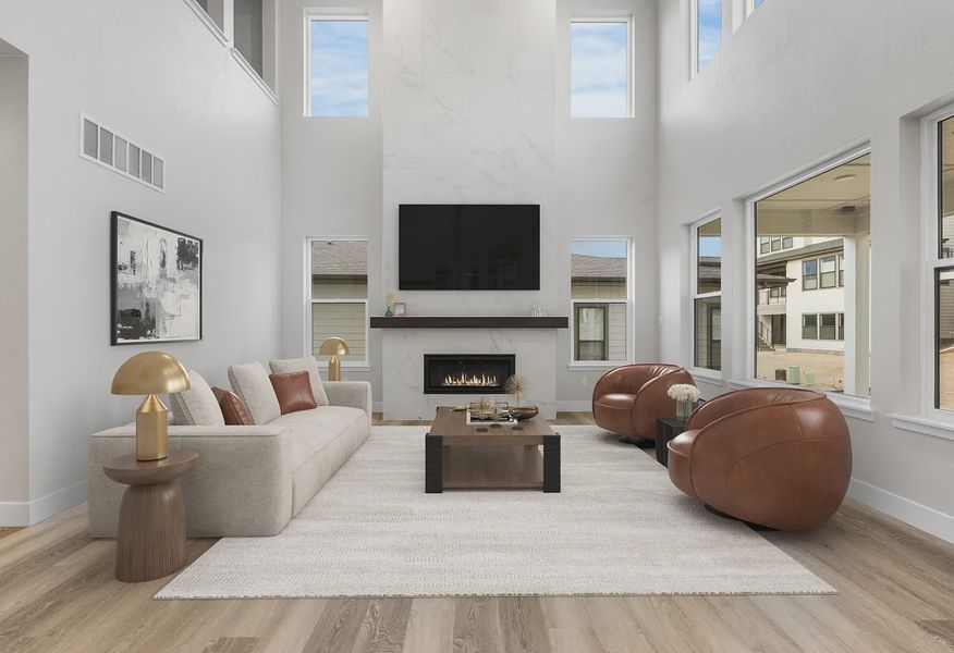 Homesite 232 Great Room - Virtually Staged - 4 of 21