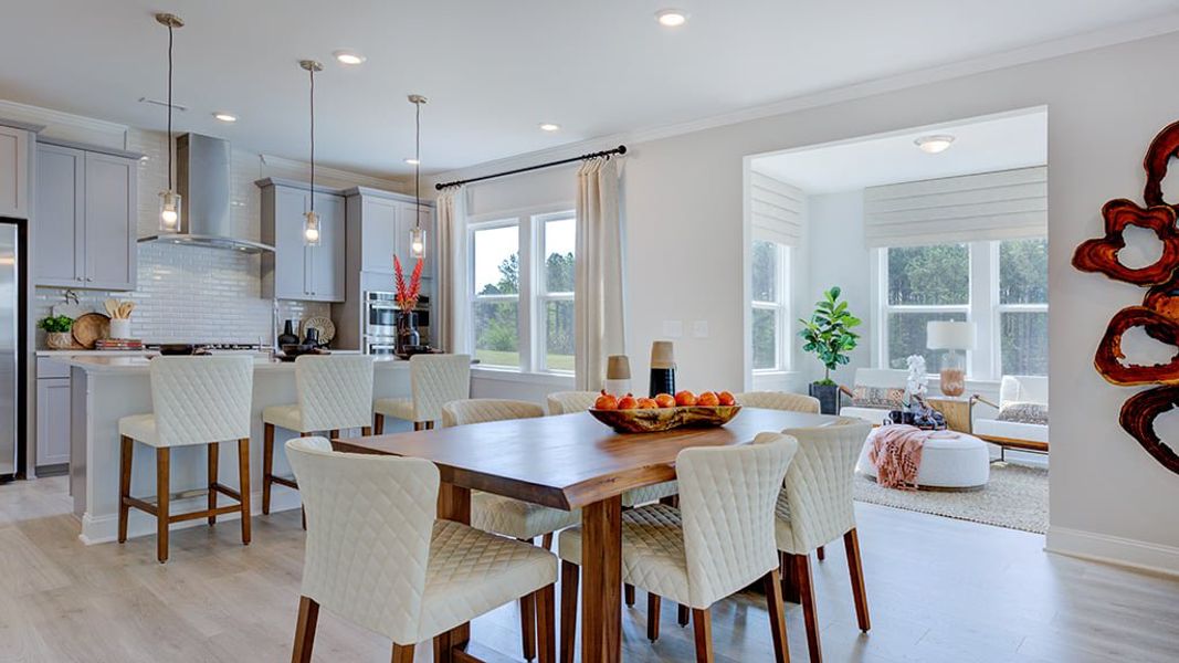 Representative furnished interior of a home built from the Andrews by Taylor Morrison in Radford Glen, Wake Forest (Image 18).