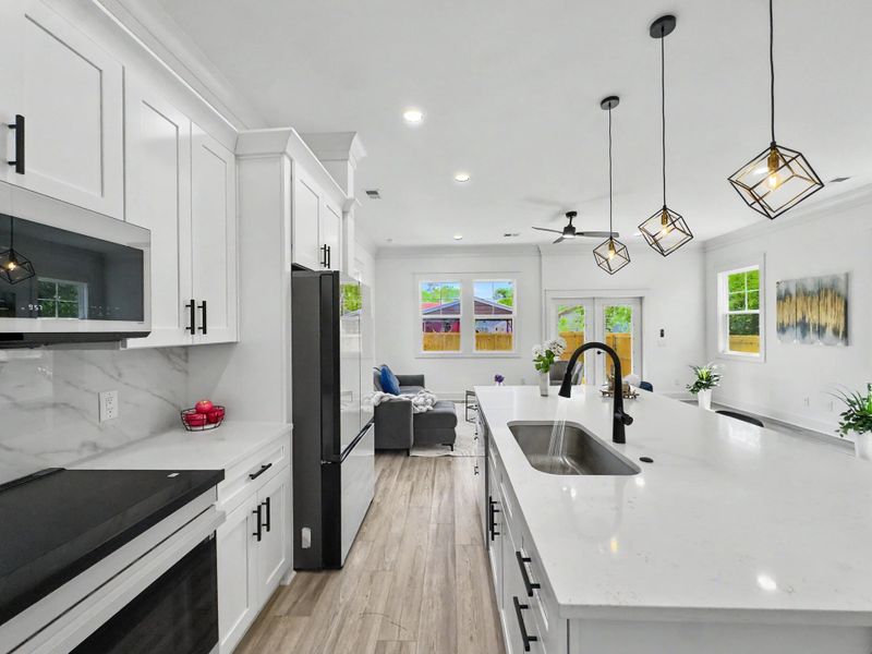 Furnished interior view inside a new home in , North Charleston (Image 8).
