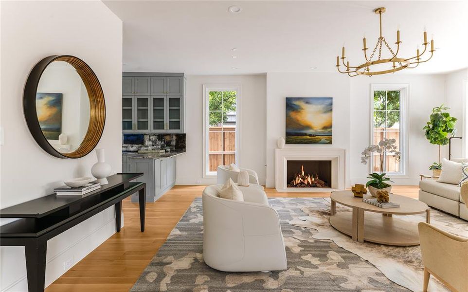 Furnished interior view inside a new home in , University Park (Image 6).