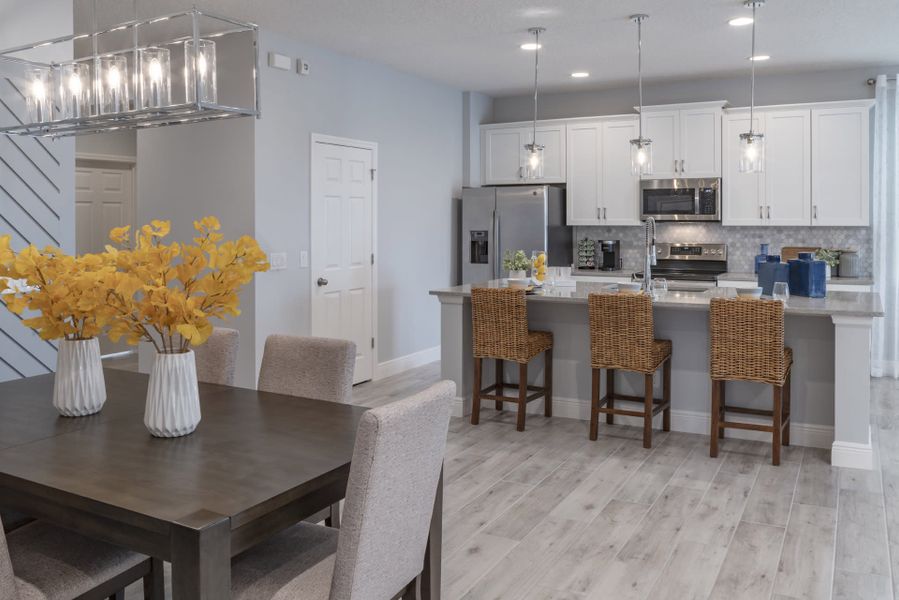 Dining Area to Kitchen | Miles | New Homes in Florida | Landsea Homes