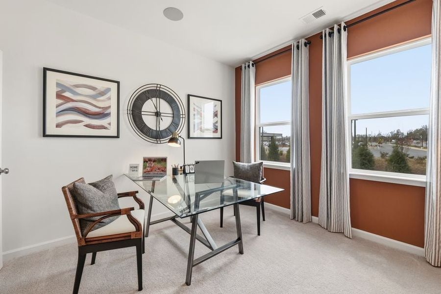 Furnished interior view inside a new home in Terraces at the Exchange, Indian Land (Image 12).