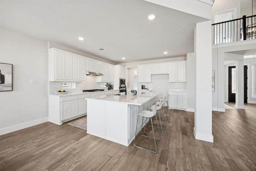 Furnished interior view inside a new home in , Frisco (Image 9).