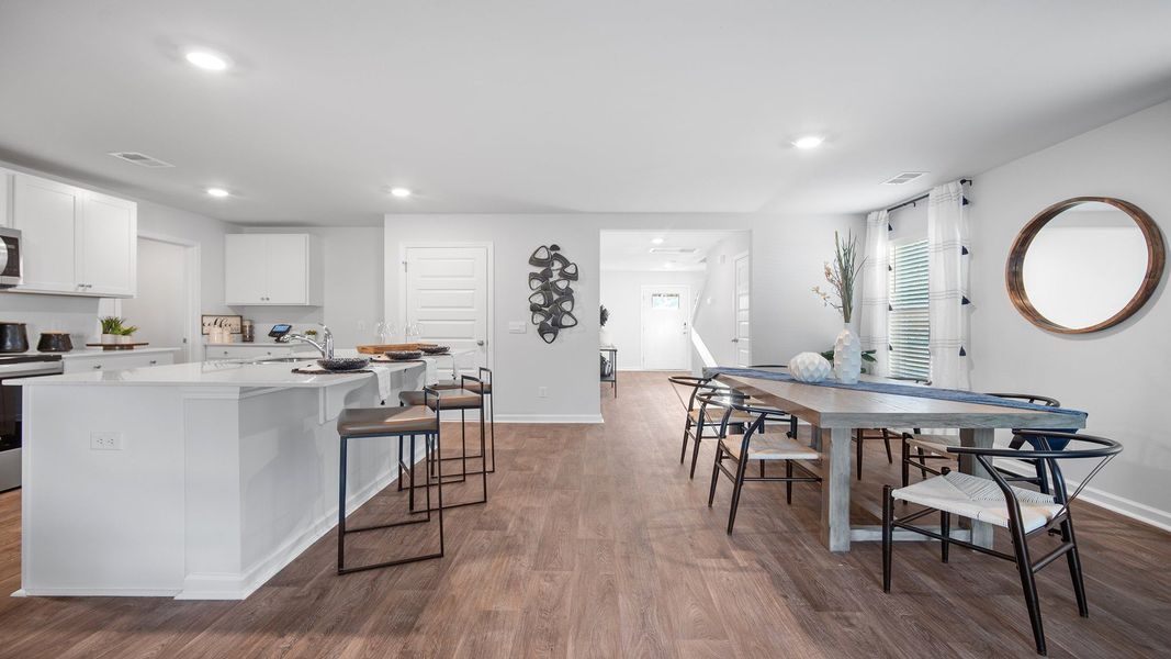 Furnished interior view inside a new home in The Groves at Bees Creek, Ridgeland (Image 13).