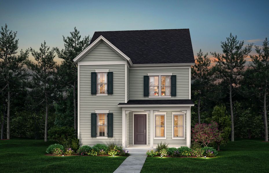 Representative exterior photo of a completed home built from the Violet by Pulte Homes in Heartwood, Richmond Hill, GA (Image 17).