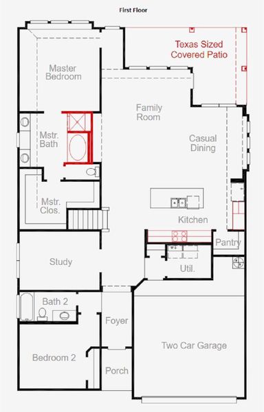 Second Floorplan - Representative Photo