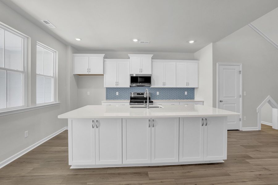 Furnished interior view inside a new home in Grand Park, Leland (Image 7).