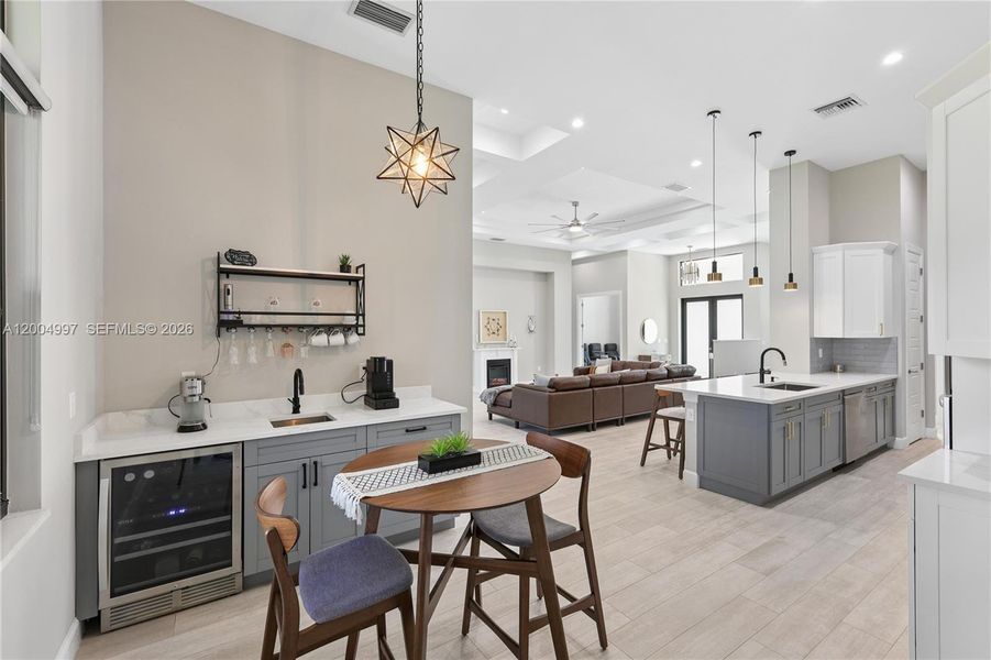 Furnished interior view inside a new home in , Naples (Image 9).