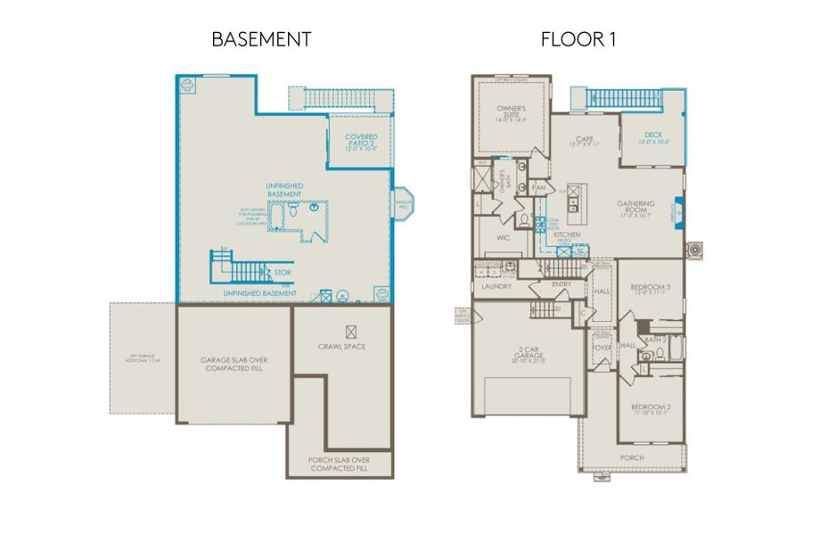 2D floor plan layout of this home in Independence, Elizabeth, CO (Image 5).
