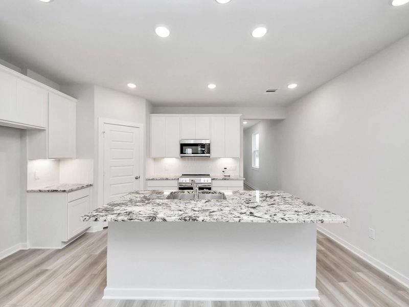 Furnished interior view inside a new home in Liberty Estates, Cleveland (Image 9).