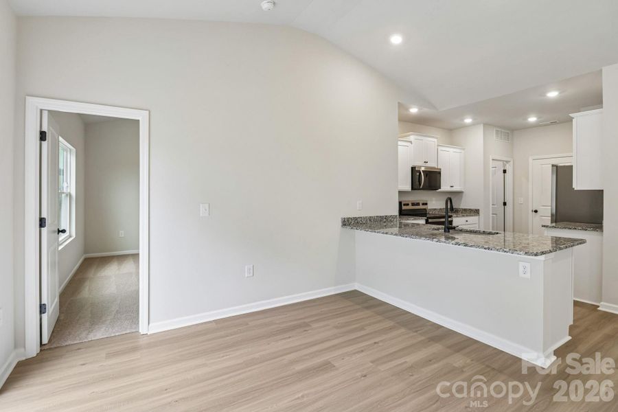 Furnished interior view inside a new home in Willow Estates, Shelby (Image 9).