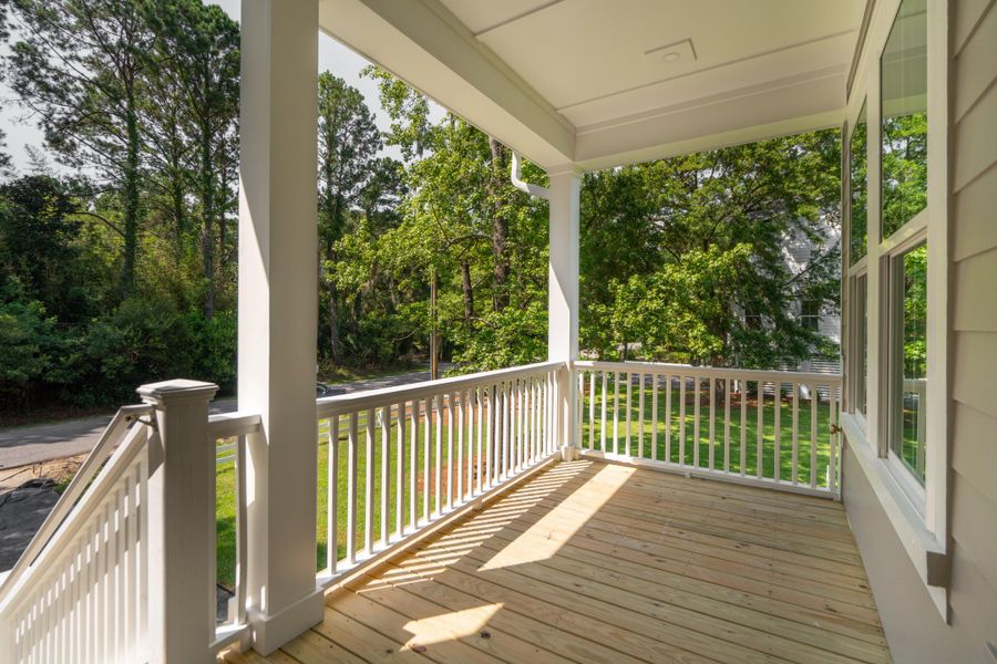 Exterior details and patio area of a home in , Johns Island (Image 27).