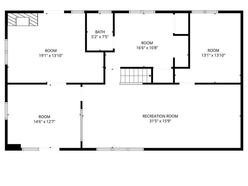 2D floor plan layout of this home in , Marietta, GA (Image 3).