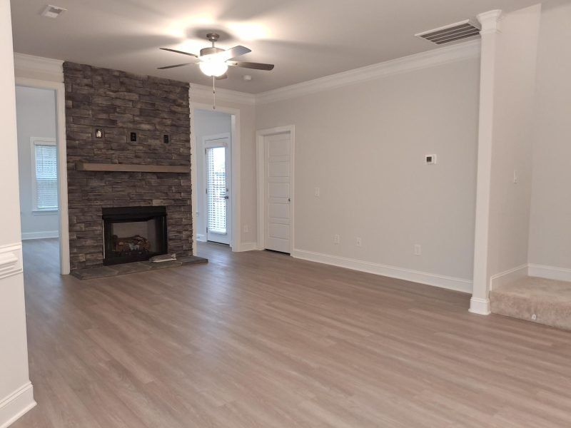 Spacious, unfurnished interior of a new home in Weybridge, Burlington (Image 74). Spacious, unfurnished interior of a new home in Weybridge, Burlington (Image 74).