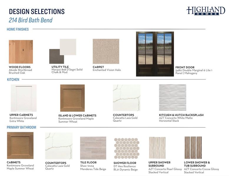 Sample of building materials used in homes in Parten: 75ft. lots, Austin (Image 47). Sample of building materials used in homes in Parten: 75ft. lots, Austin (Image 47).