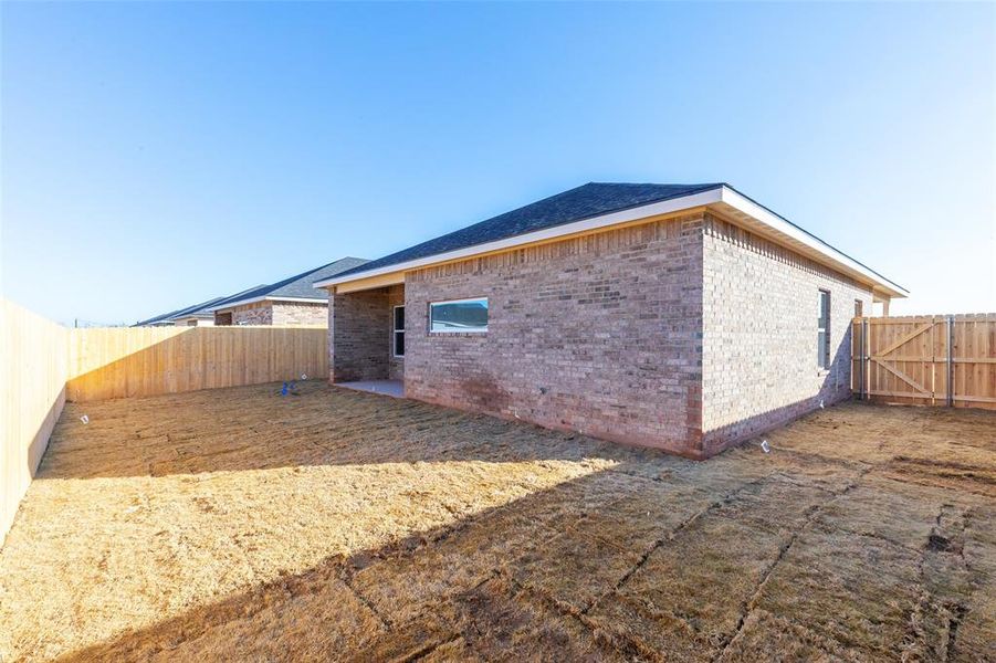 Exterior details and patio area of a home in , Abilene (Image 22).