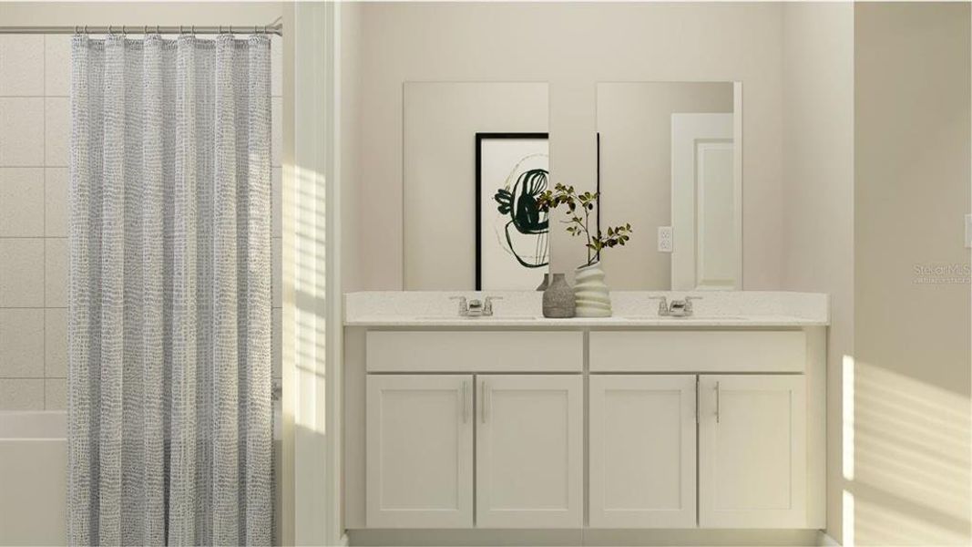 Furnished interior view inside a new home in Bridgewalk, St. Cloud (Image 4).
