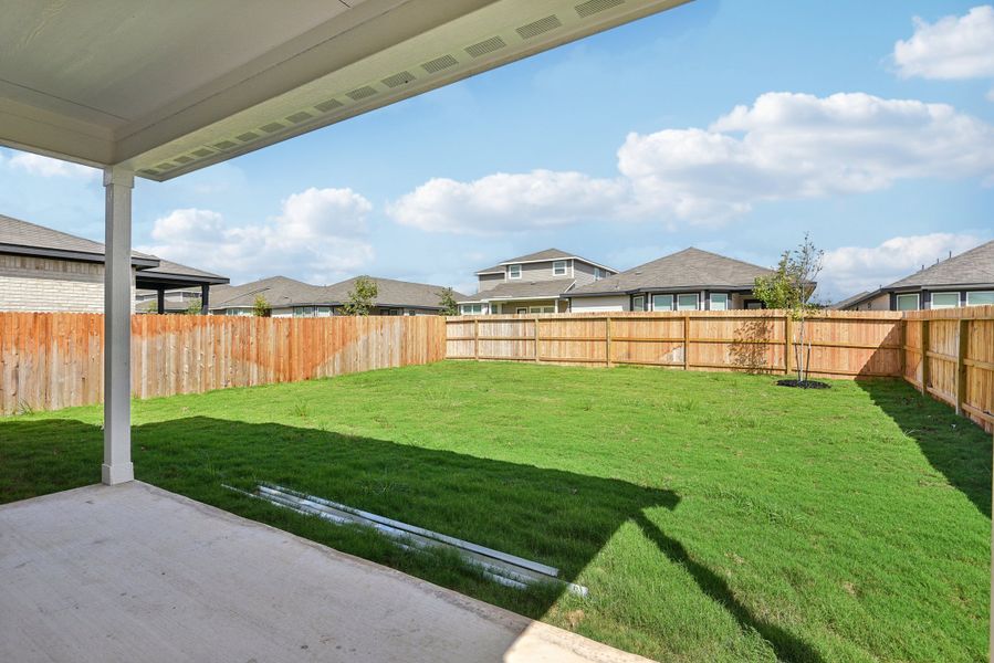 Back exterior of the Medina floorplan at a Meritage Homes community.