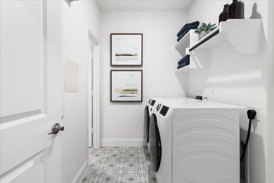 Furnished interior view inside a new home in Sutton Fields, Celina (Image 14).