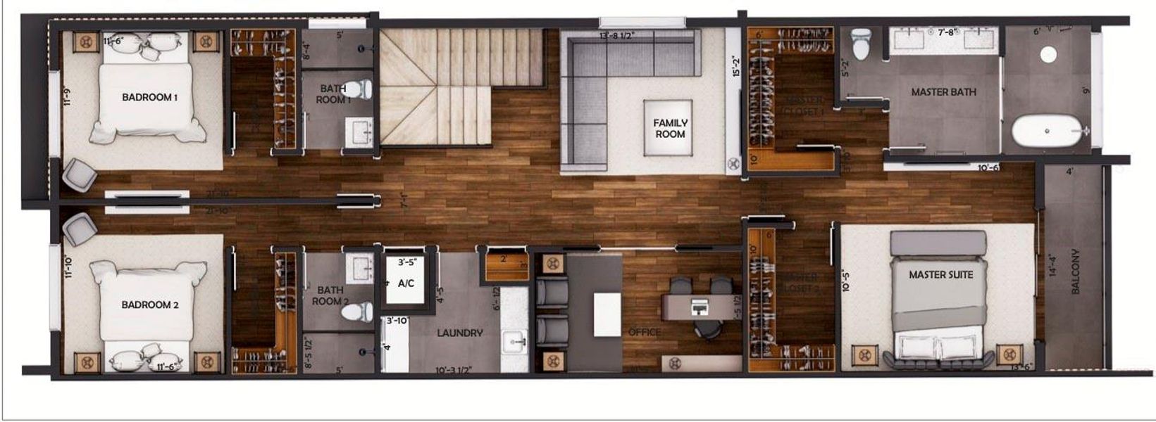 Second Level Floor Plan Second Level Floor Plan