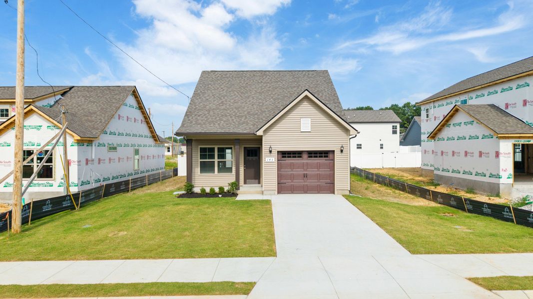 Front exterior of a new home in Stonehenge, Manchester, TN, highlighting curb appeal (Image 19).