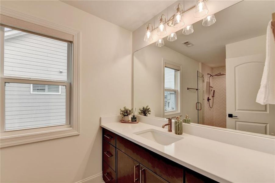 Furnished interior view inside a new home in , Woodstock (Image 41).