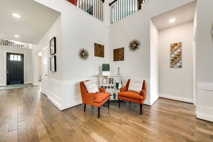 Representative furnished interior of a home built from the Grand Savannah by Grand Homes in Grand Oaks, Celina (Image 12).