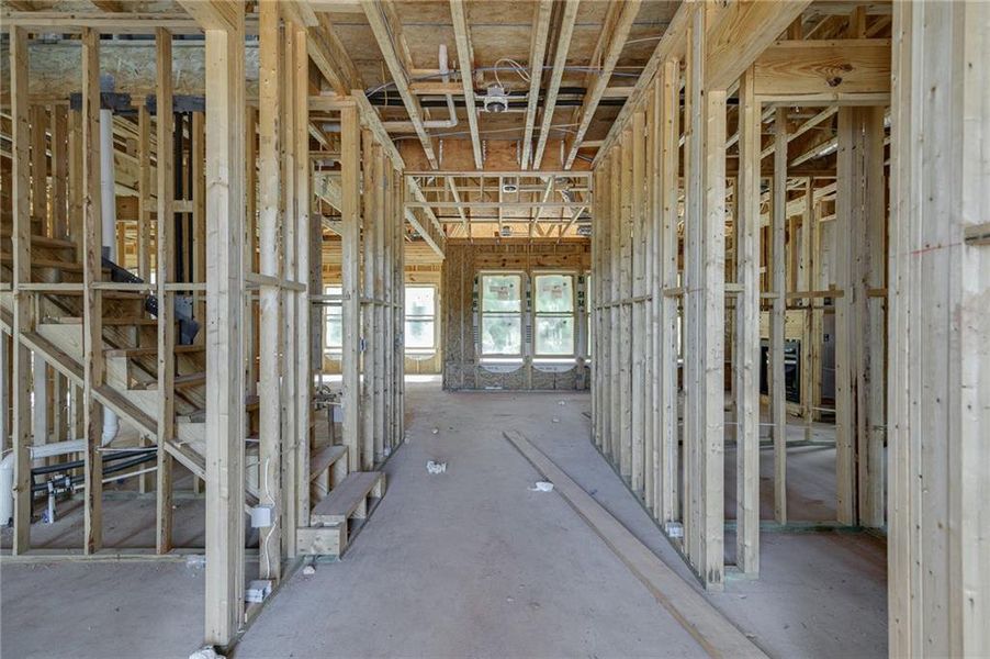 In-progress construction of a new home in , Statham, GA (Image 11).