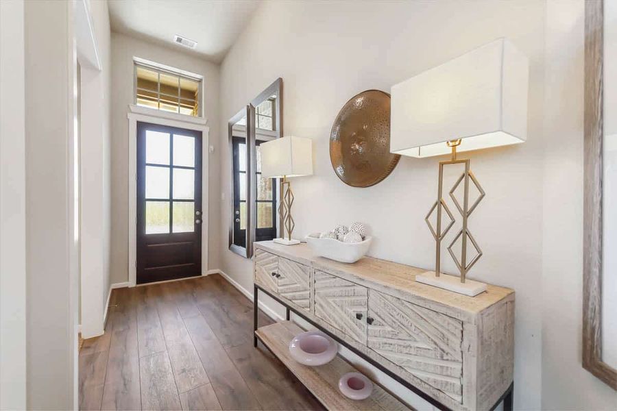 Furnished interior view inside a new home in The Trails, New Caney (Image 14).