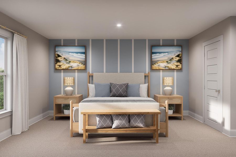 Furnished interior view inside a new home in Rivers Reach, Yemassee (Image 4).