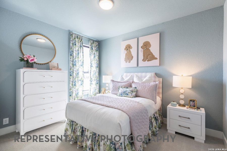 Furnished interior view inside a new home in Prominence, San Antonio (Image 28).