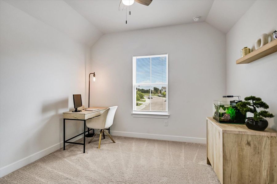 Third of three upstairs bedrooms
