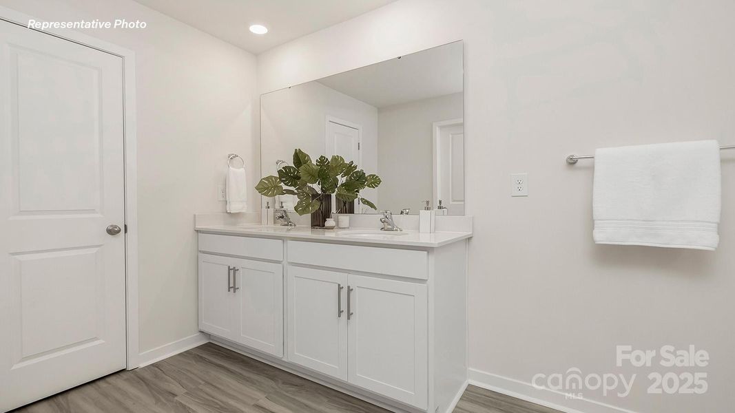 Furnished interior view inside a new home in Cardinal Creek, Charlotte (Image 28).