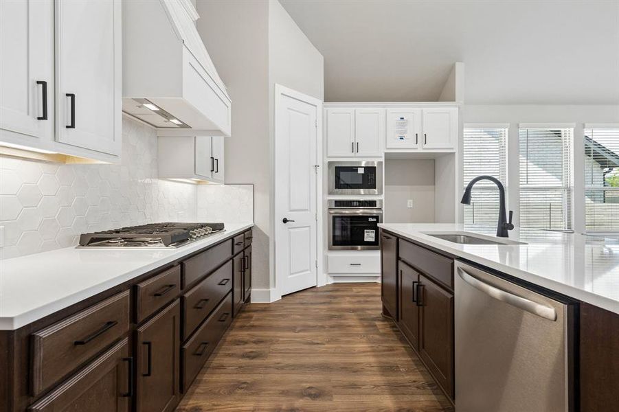 Furnished interior view inside a new home in Painted Tree Woodland West, McKinney (Image 6).
