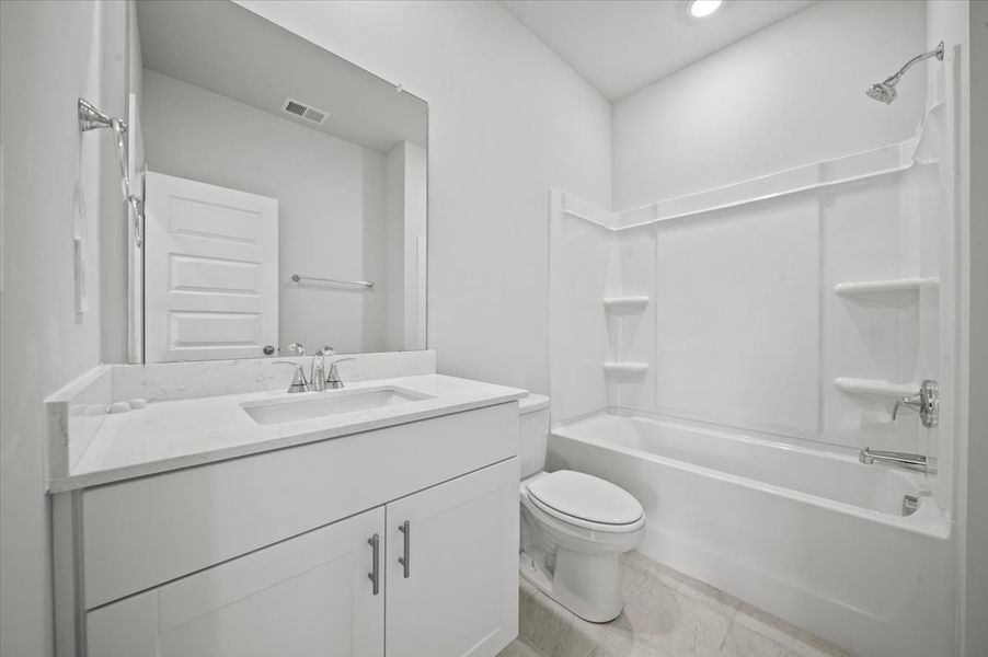 Furnished interior view inside a new home in Village at White Pine, Pendleton (Image 9).