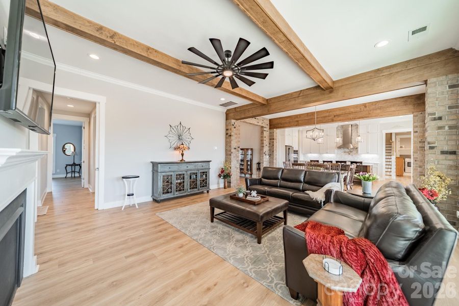 Furnished interior view inside a new home in , Clover (Image 17).