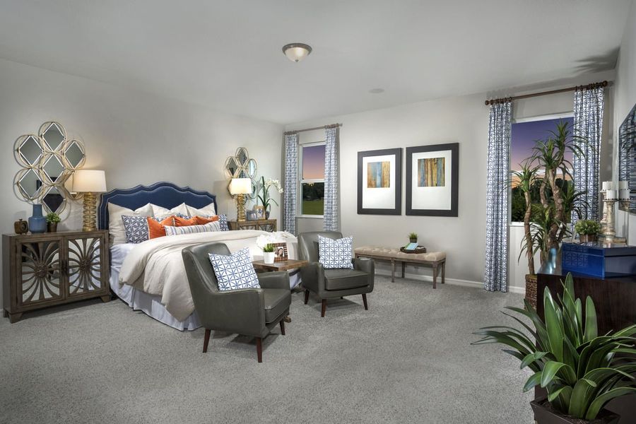 Representative furnished interior of a home built from the 2168 by KB Home in The Sanctuary II, Clermont (Image 7).