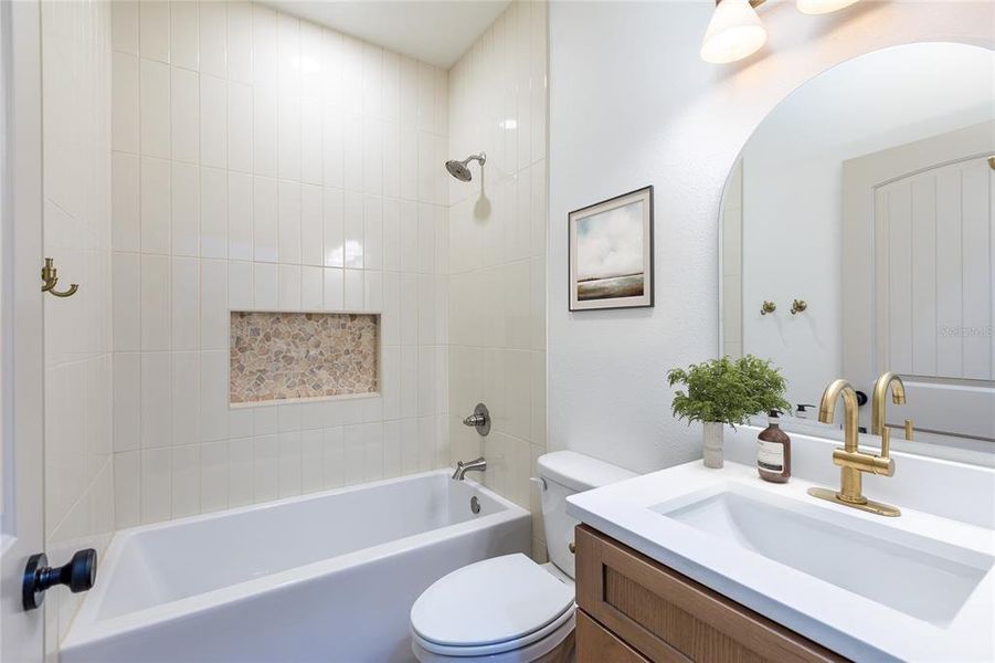Furnished interior view inside a new home in , Raiford (Image 17).