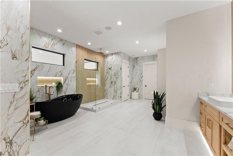 Furnished interior view inside a new home in , Lawrenceville (Image 110).